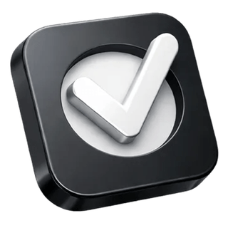 3D confirmation tick icon on the Regal Yielode about page